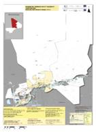 Carte des réalisations du programme RELAC I et RELAC II  dans les regions de Tombouctou et Taoudenit