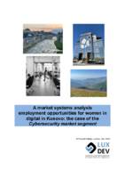A market systems analysis employment opportunities for women in digital in Kosovo: the case of the Cybersecurity market segment