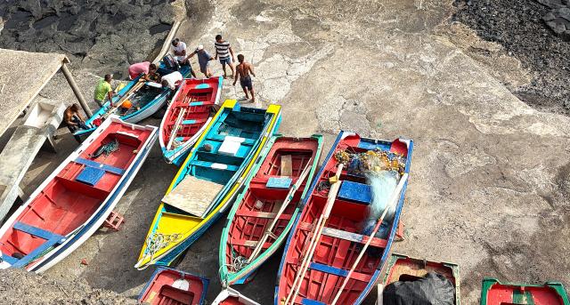 Pêcheurs au Cabo Verde