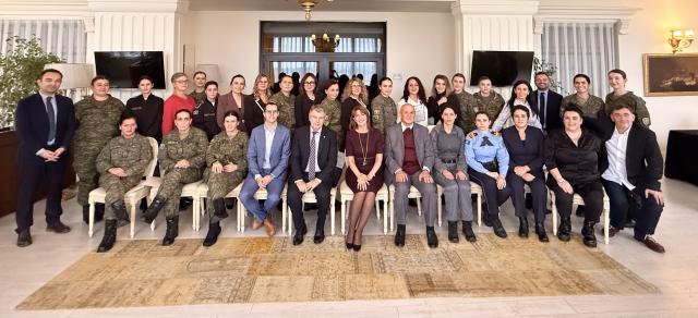 Group photo at Leadership Programme indoor event