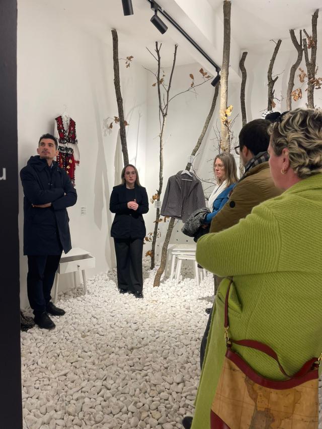 Visitors during museum introductions