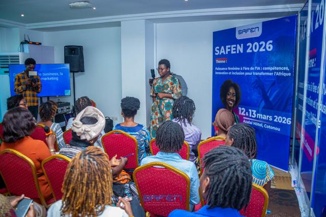 Public et intervenants du Salon africain des femmes dans l’entrepreneuriat et le numérique 2026.