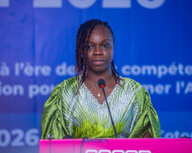 Gloria AHONOUKOUN, présidente de Women in Tech Bénin.
