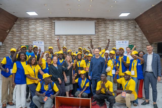 Rencontre entre les jeunes ambassadeurs et les ambassadeurs de la Team Europe