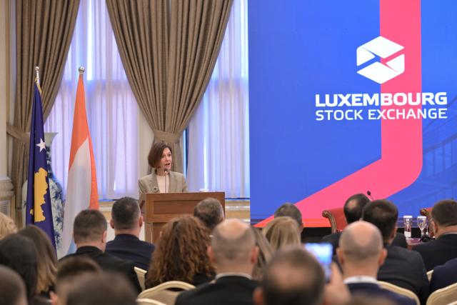 Chiara Caprioli from Luxembourg Stock Exchange addressign the Forum